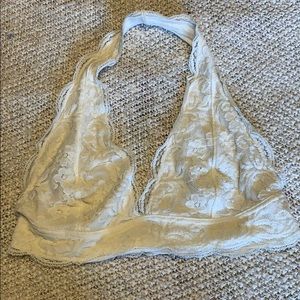 Urban Outfitters white halter bralette